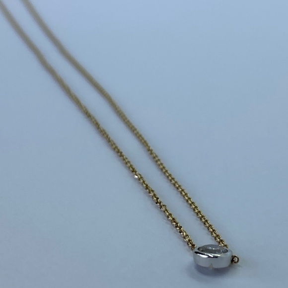 14KT solitaire diamond 💎 necklace - Picture 9 of 17